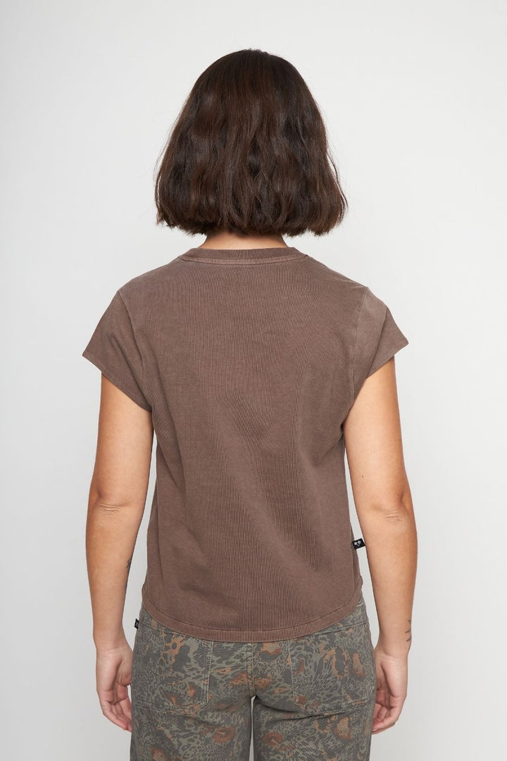 Polera Sari Organica Café Mujer