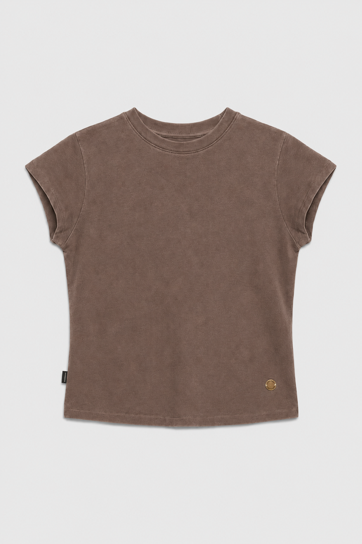 Polera Sari Organica Café Mujer
