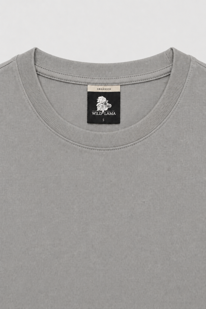 Polera Sari Organica Gris Mujer