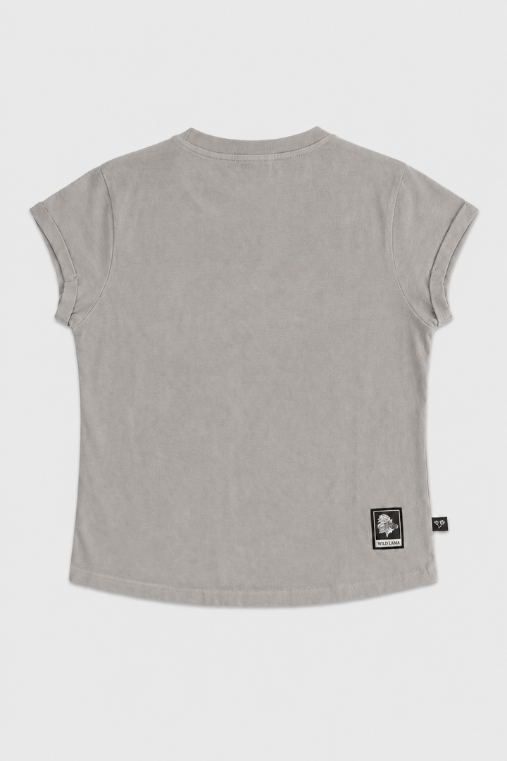 Polera Sari Organica Gris Mujer