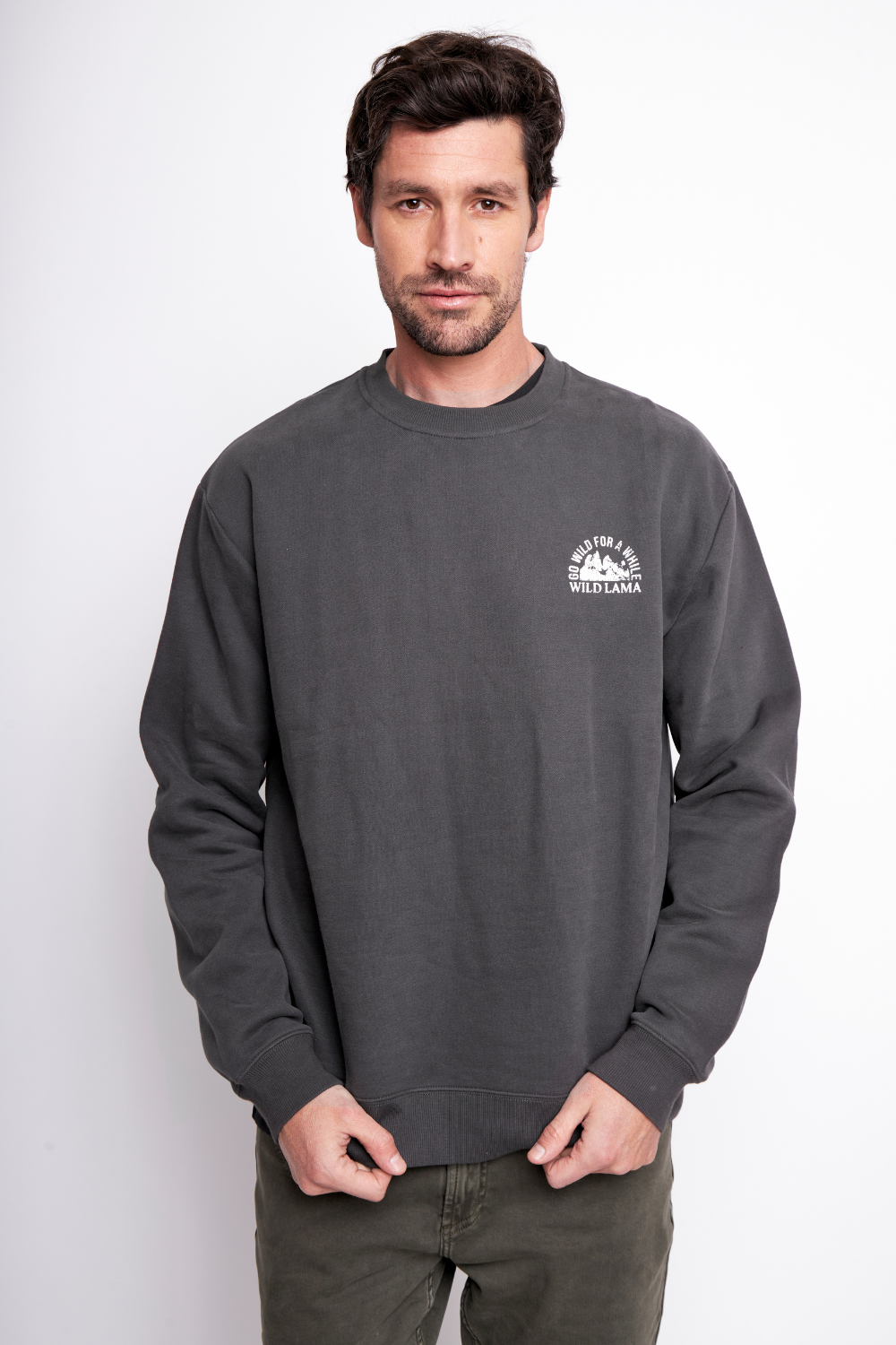 Polerón Kop Orgánico Negro Hombre