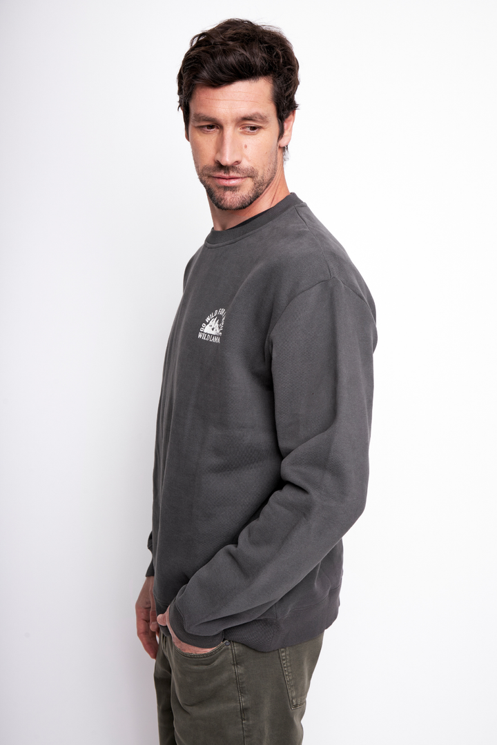 Polerón Kop Orgánico Negro Hombre