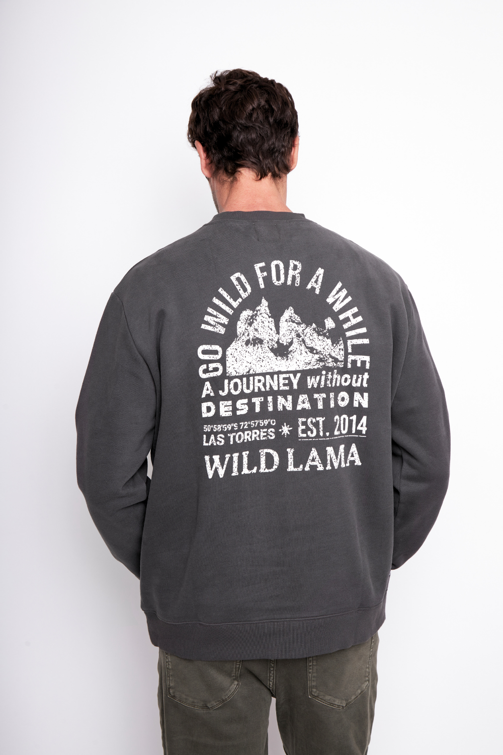 Polerón Kop Orgánico Negro Hombre