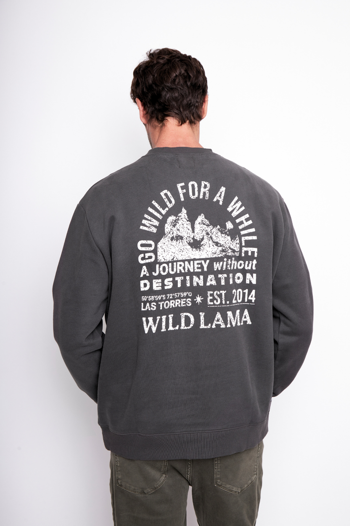 Polerón Kop Orgánico Negro Hombre