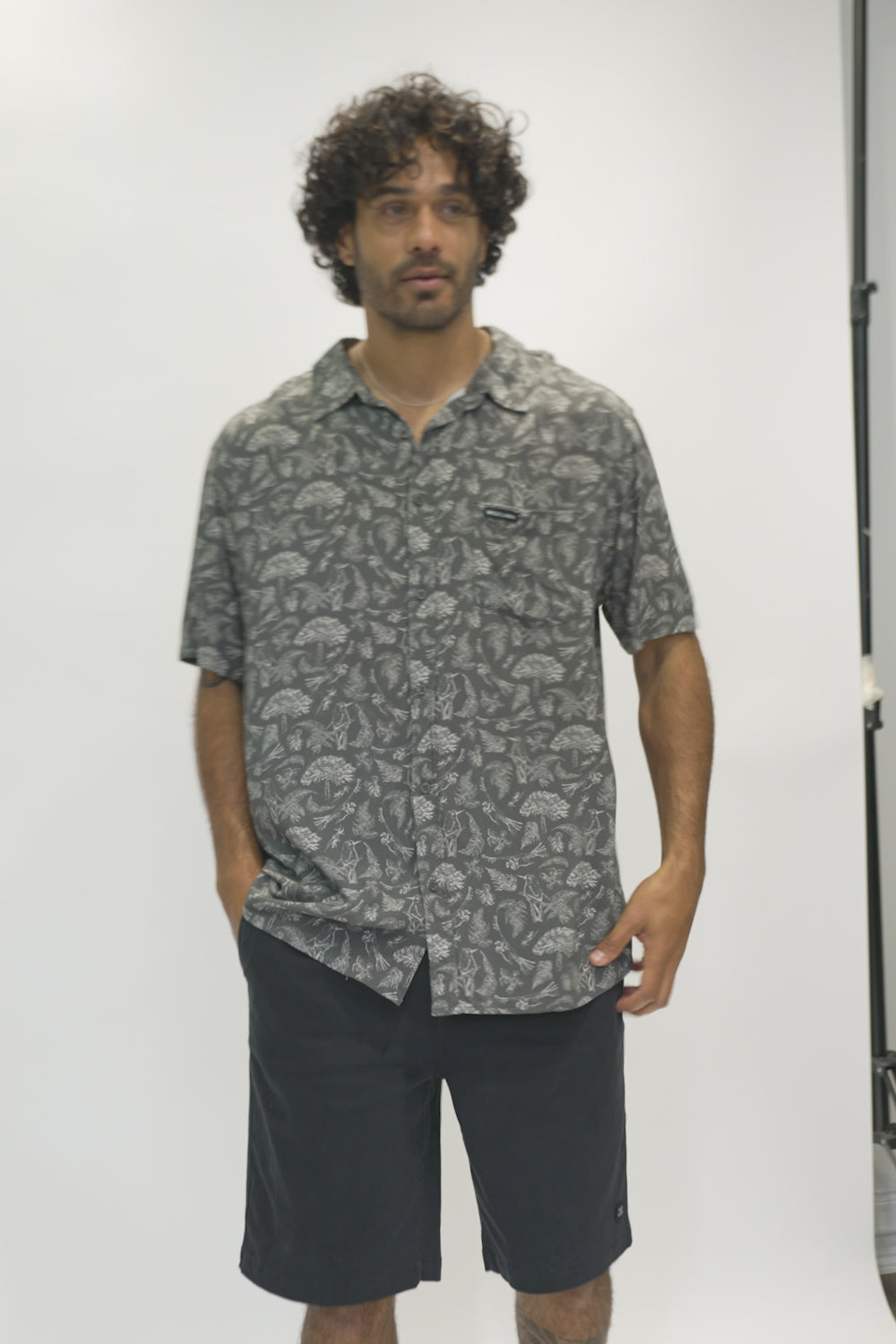 Camisa Mero Naturaleza Gris Hombre ECOVERO™