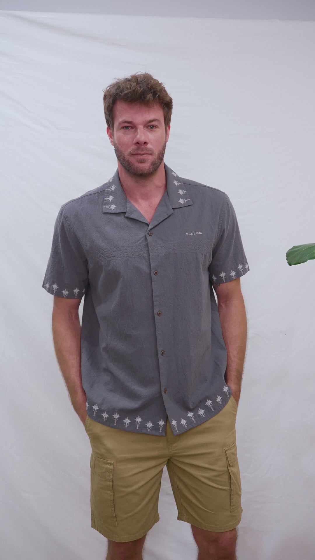 Camisa Tralco Orgánica Gris Hombre