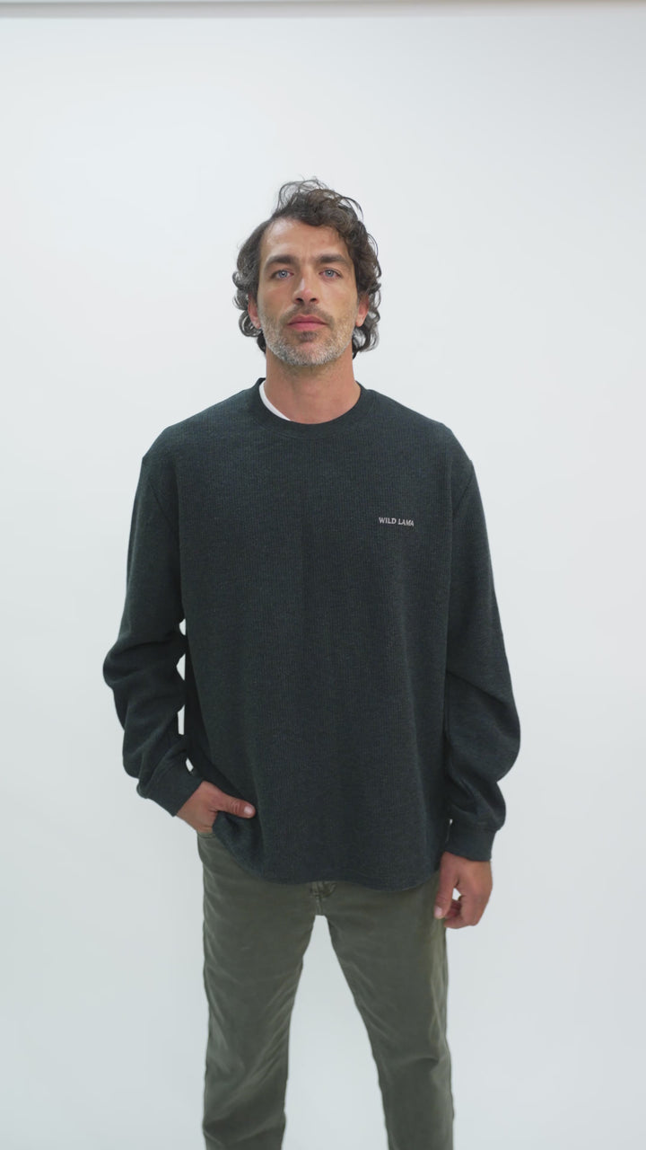 Polerón Tito Orgánico Gris Hombre