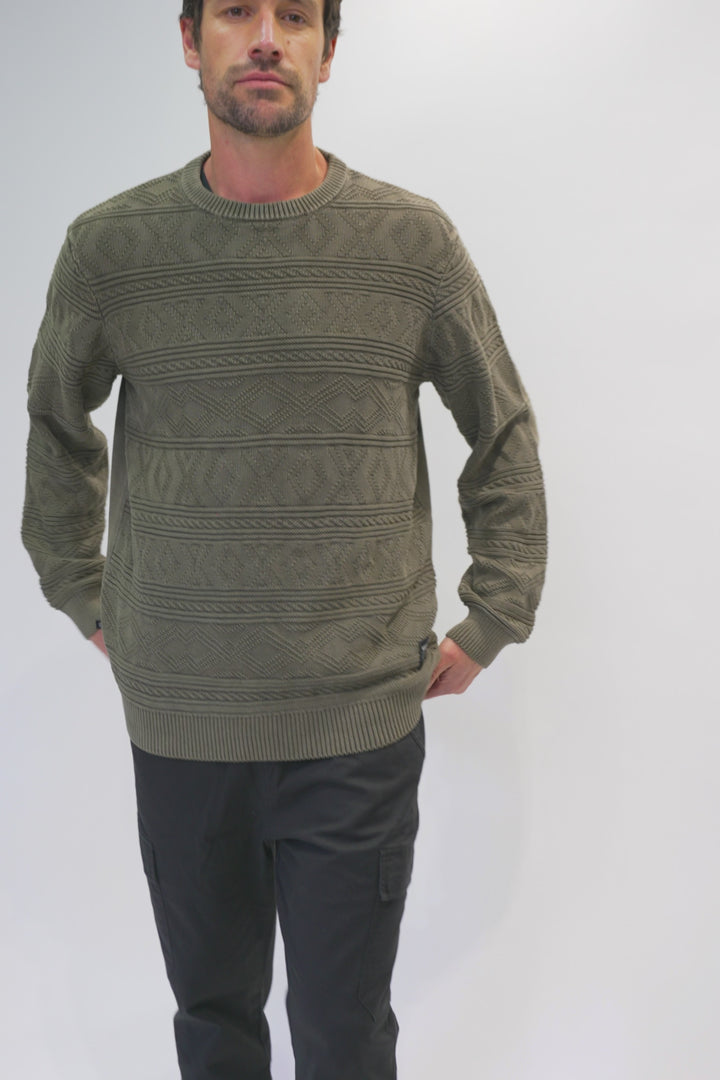 Sweater Olam Orgánico Verde Hombre