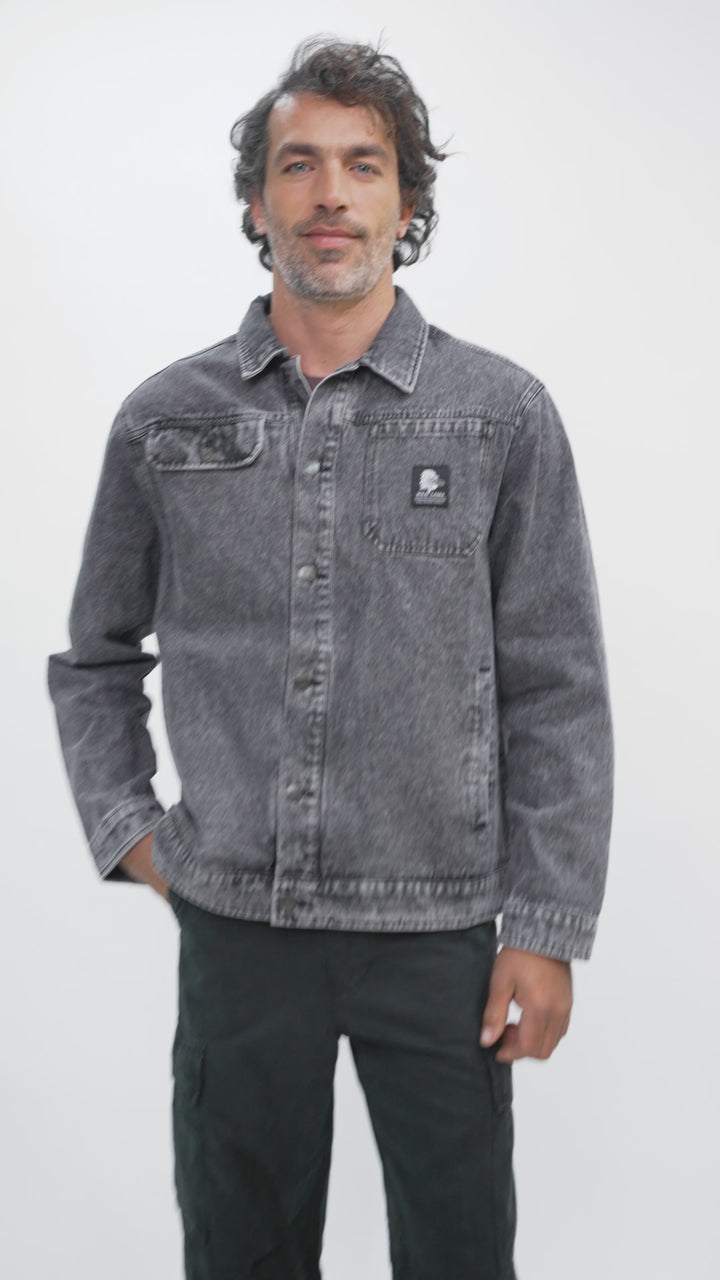 Chaqueta Petro Orgánica Negra Hombre