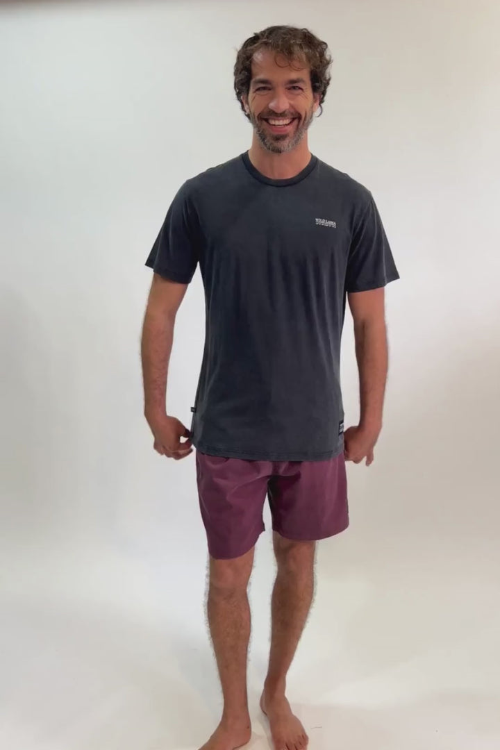 Polera Terra Orgánica Negra Hombre