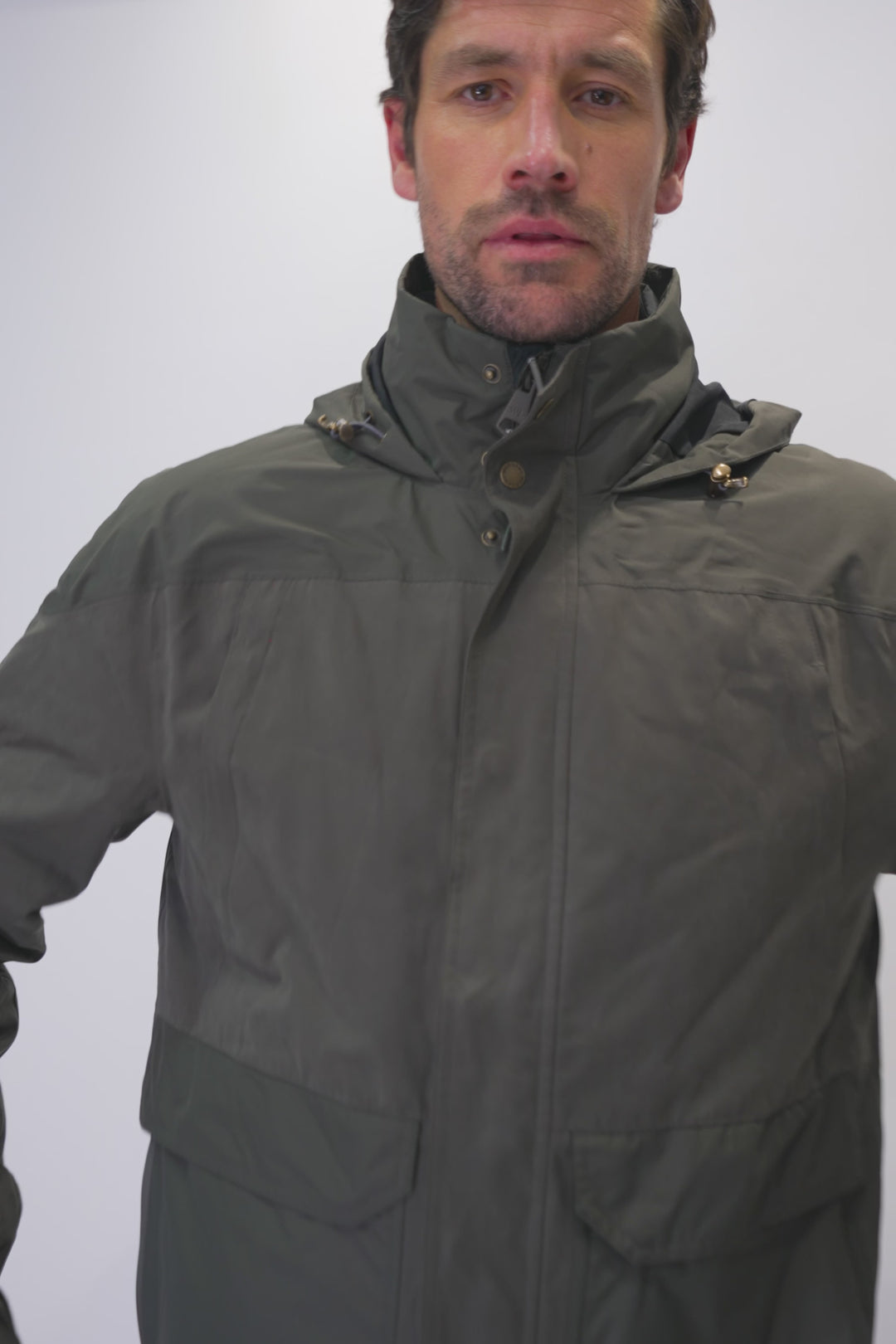 Parka Ruga 3 en 1 Reciclada Verde Hombre