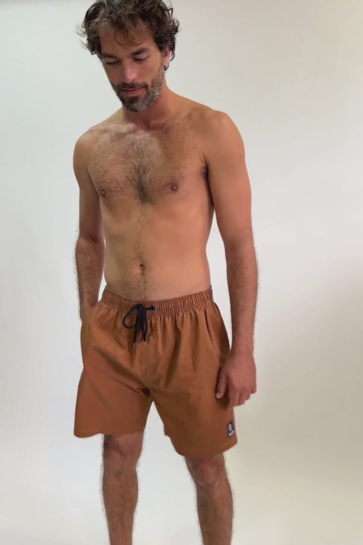Traje de Baño Ciclón Reciclado Terracota Hombre