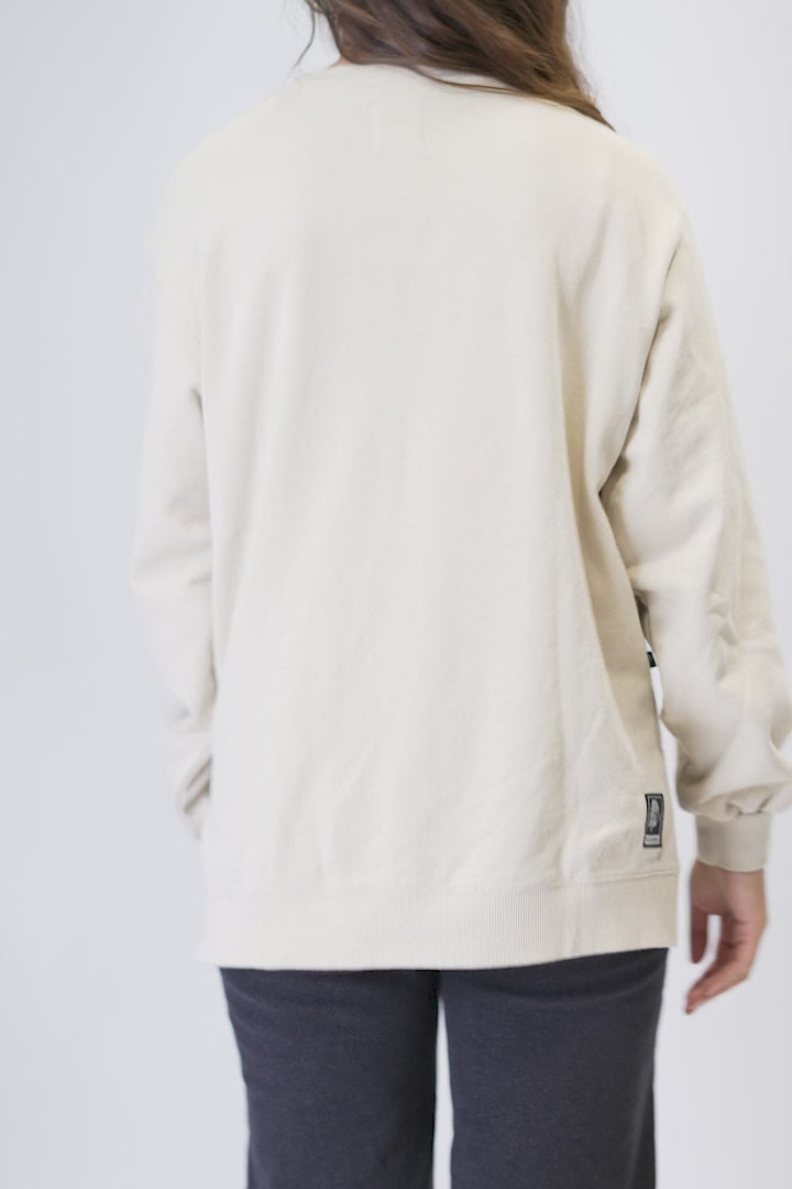 Polerón Riga Orgánico Beige Mujer