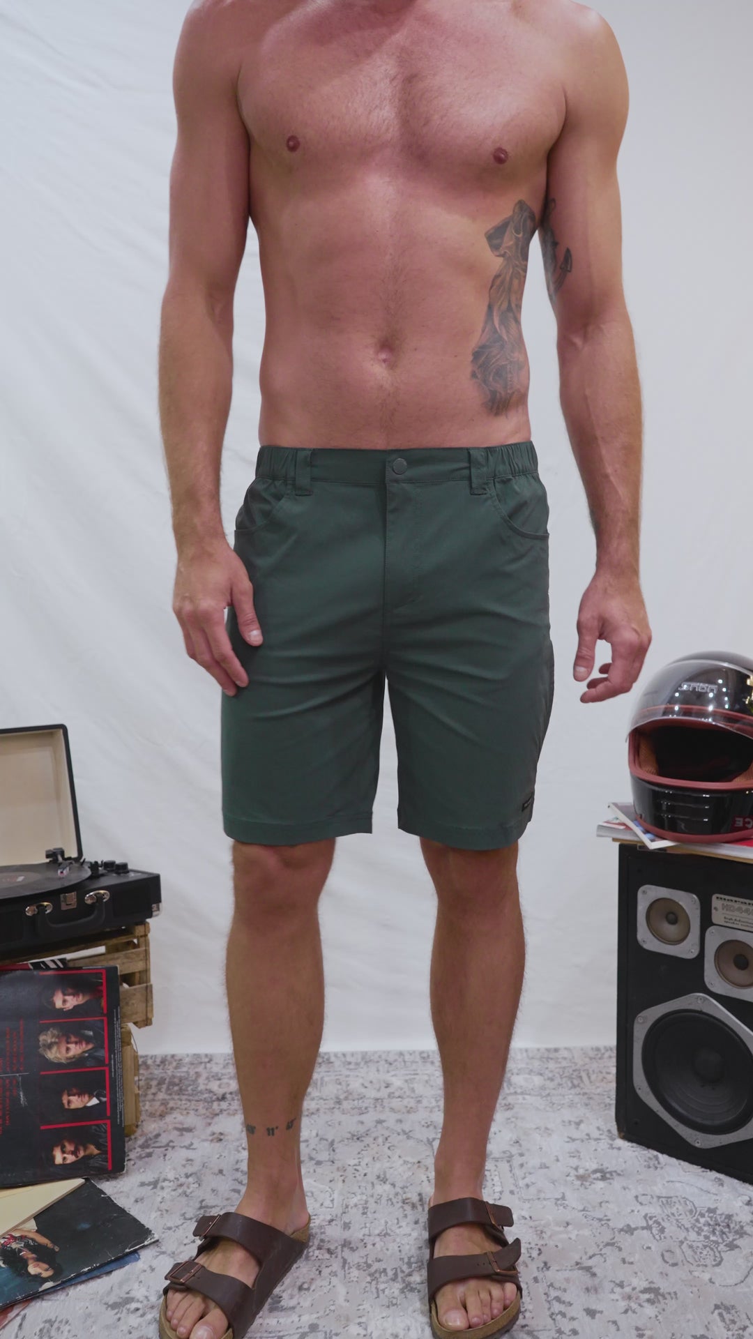 Short Bori Reciclado Gris Hombre