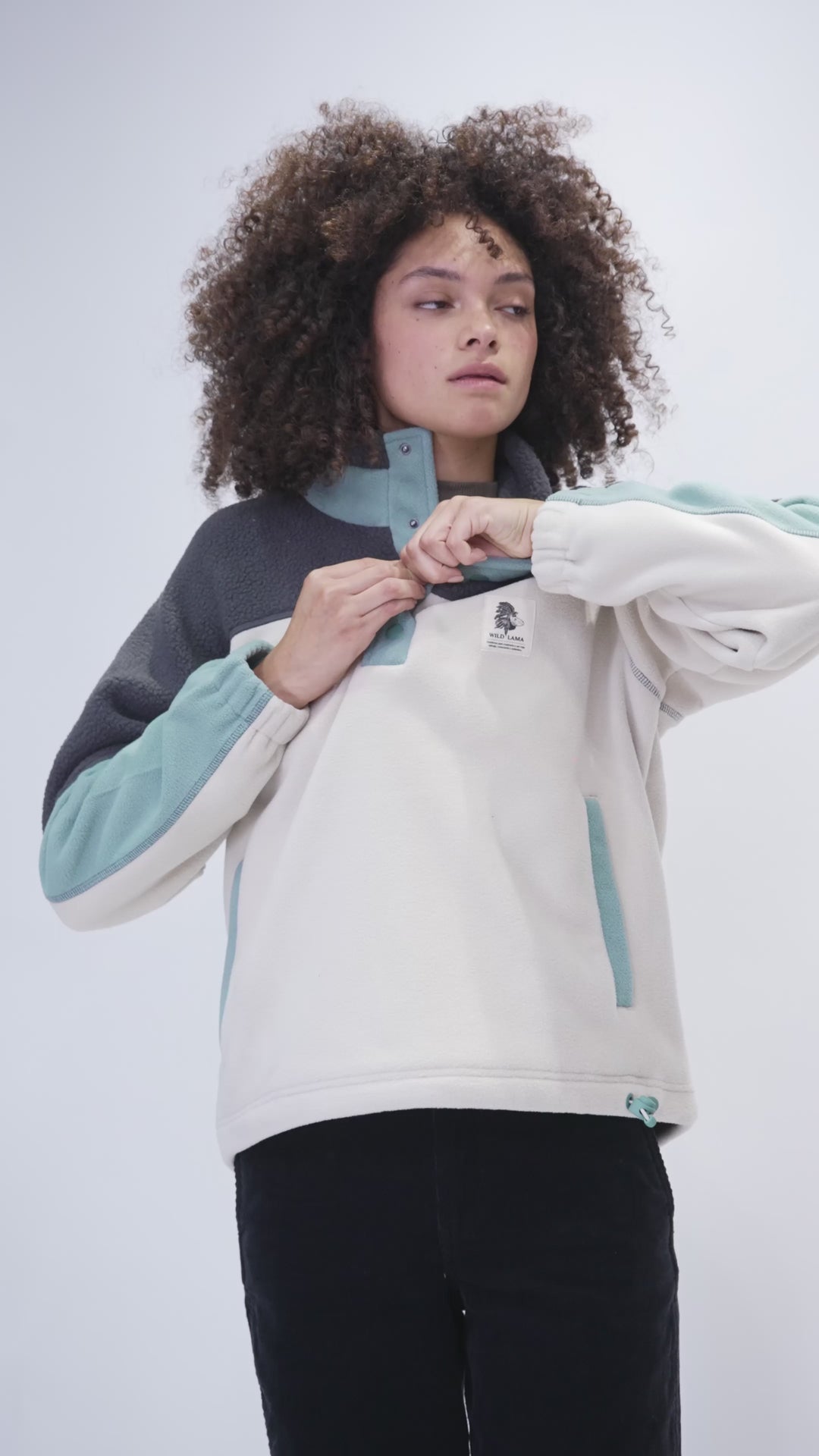 Polar Muna Reciclado Gris Mujer