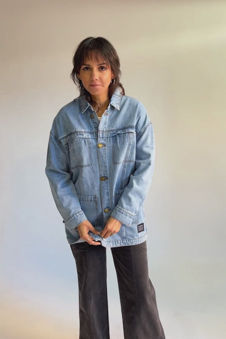 Chaqueta Artemisa Orgánica Denim Mujer