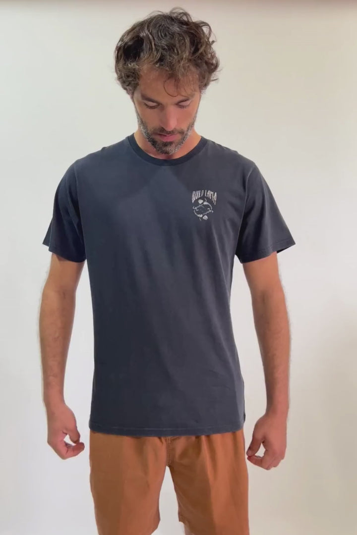 Polera Puya Orgánica Negro Hombre