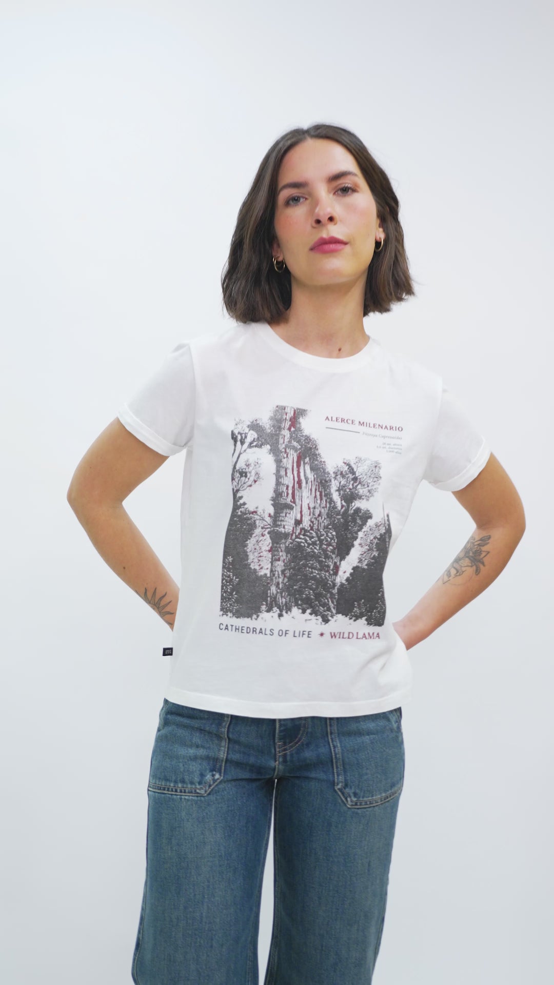 Polera Mira Orgánica Beige Mujer
