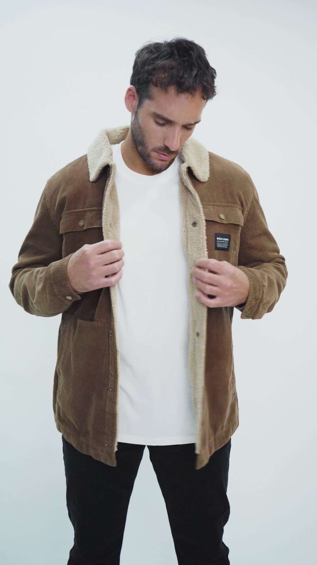 Chaqueta Cordero Orgánica Camel Hombre