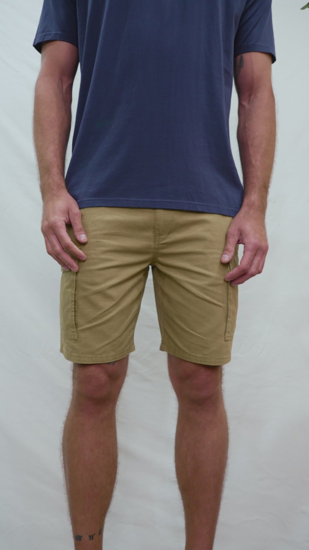 Short Rex Orgánico Camel Hombre