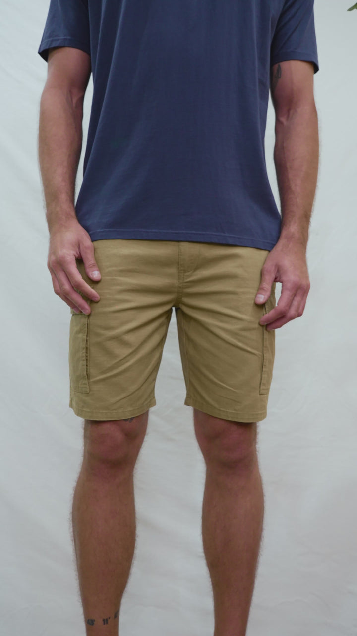 Short Rex Orgánico Camel Hombre