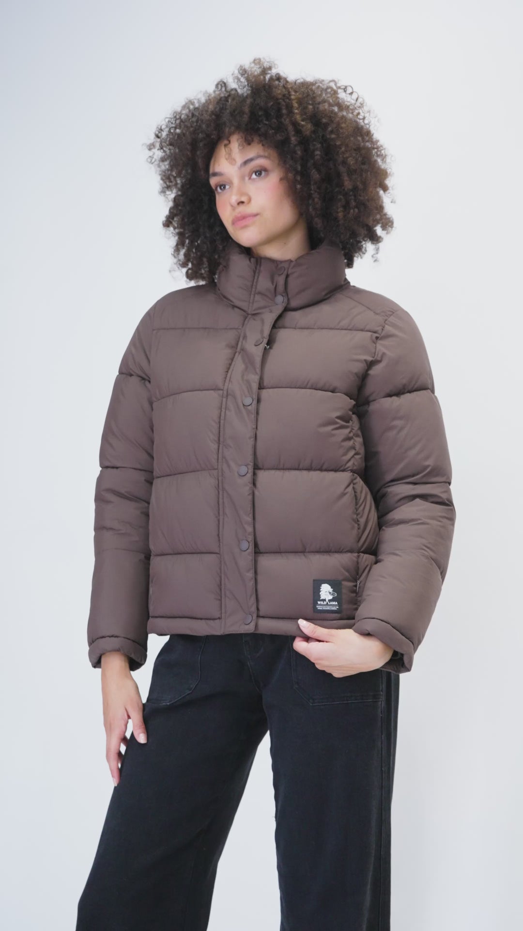 Parka Essential Reciclada Café Mujer