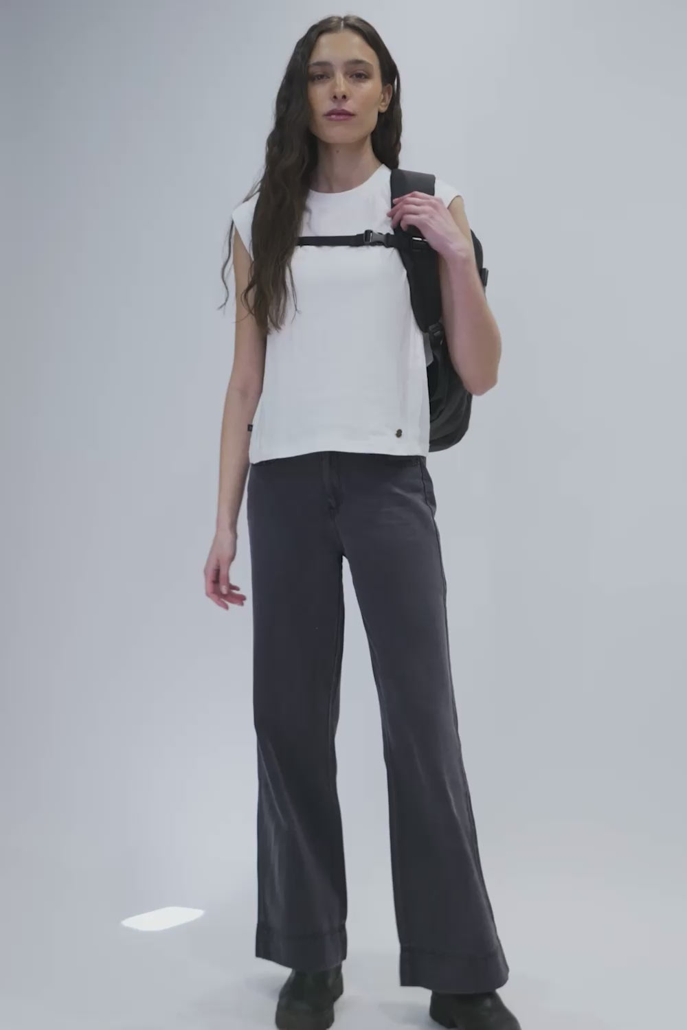 Mochila Travel Baku M Reciclada Negra 26 Lts.
