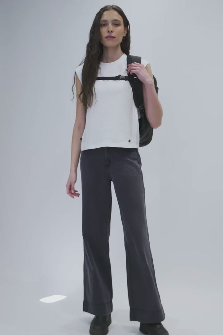 Mochila Travel Baku M Reciclada Negra 26 Lts.