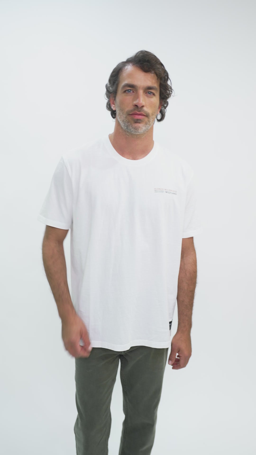 Polera Rolan Orgánica Blanca Hombre