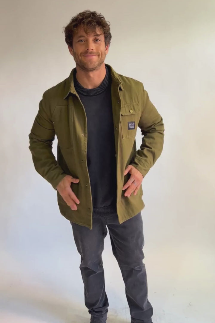 Chaqueta Roble Orgánica Verde Hombre