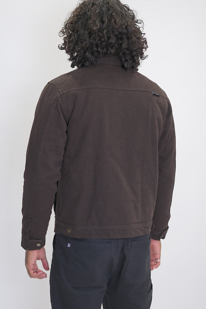 Chaqueta Sven Orgánica Café Hombre
