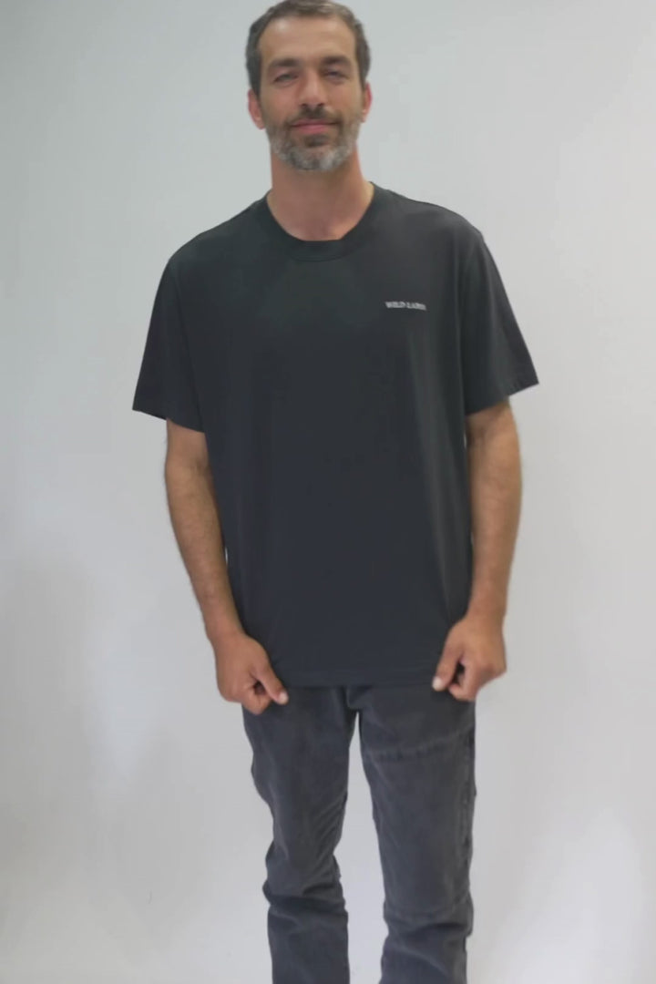 Polera Otto Orgánica Negra Hombre
