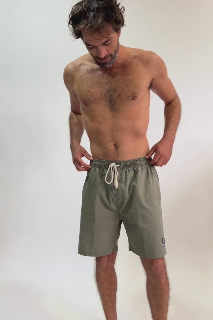 Traje de Baño Ciclón Reciclado Verde Hombre