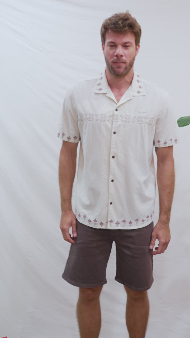 Camisa Tralco Orgánica Blanca Hombre