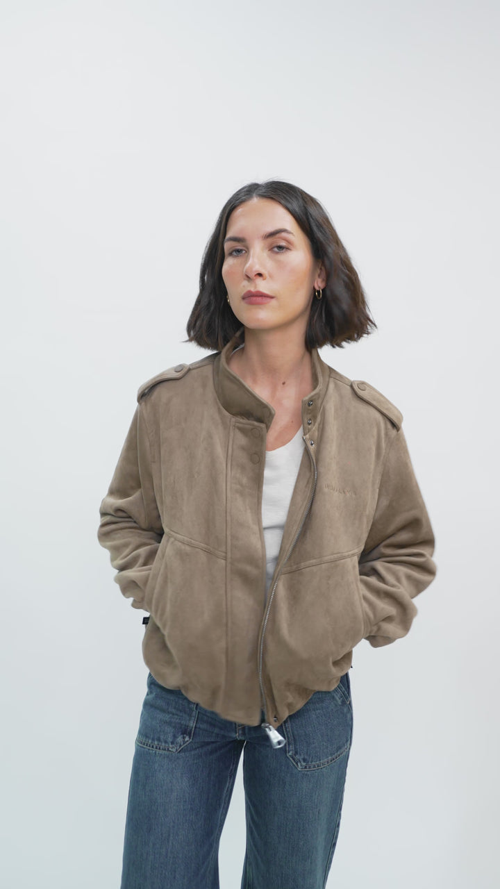 Chaqueta Maite Reciclada Café Claro Mujer