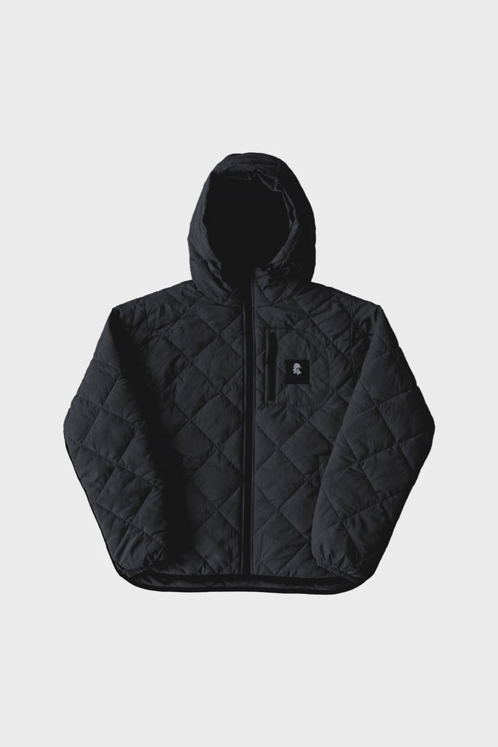 Parka PrimaLoft® Compactable Alira Reciclada Negra Mujer