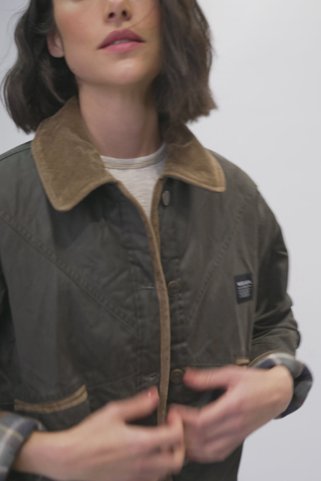 Chaqueta Vuora Orgánica Verde Mujer