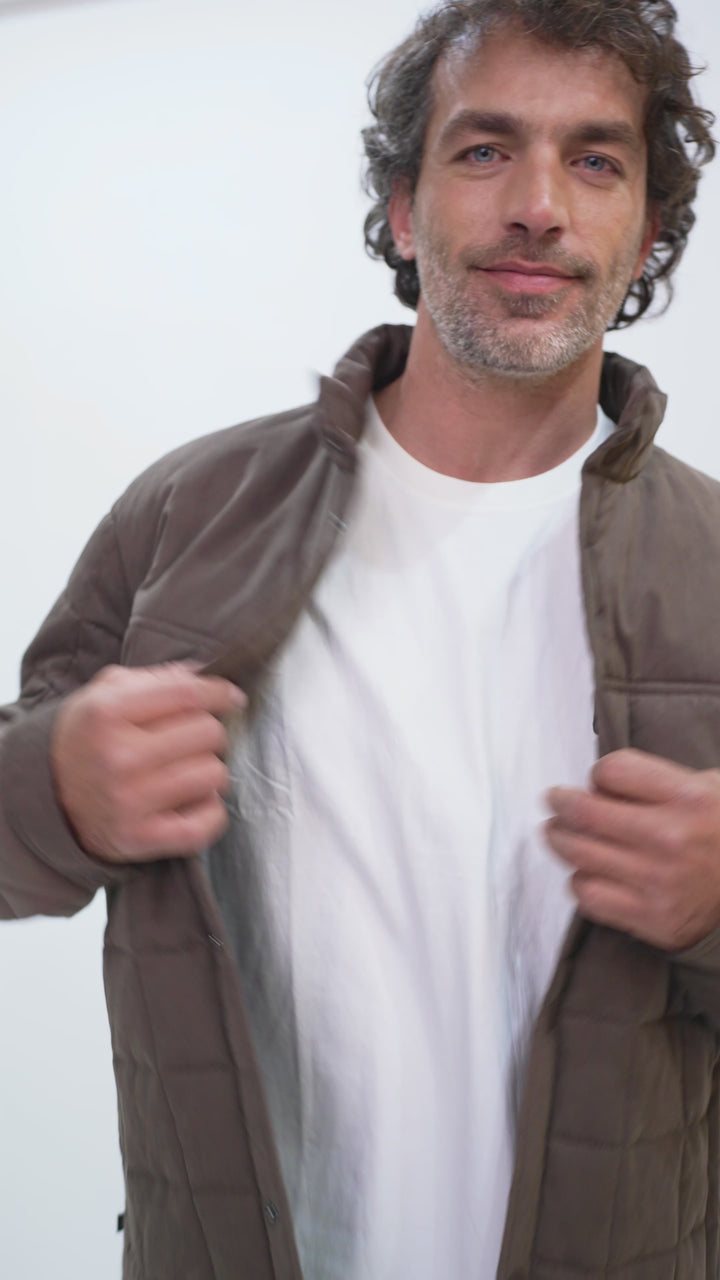 Parka Baker Recicalda Café Hombre