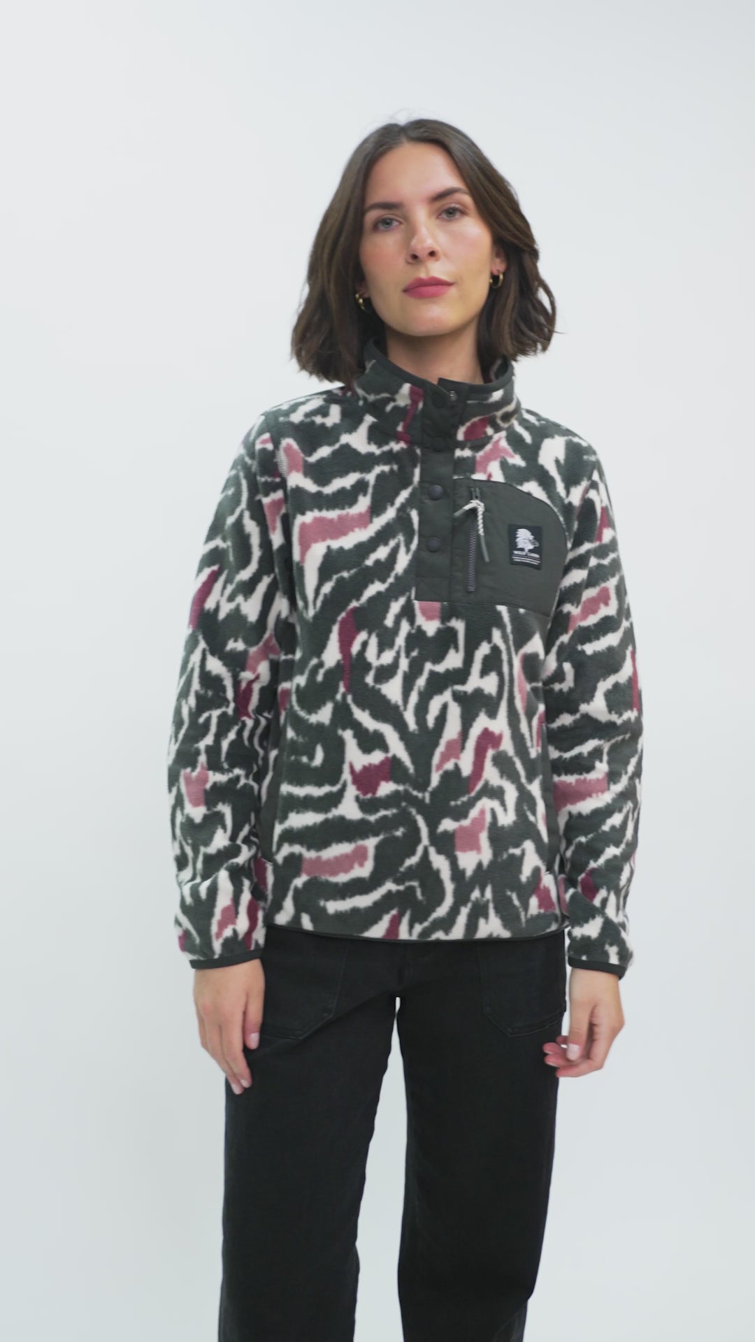 Polar Lava Woman Reciclado Print Negro Mujer