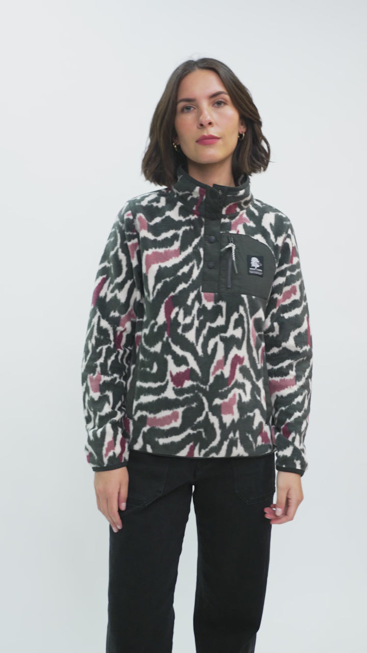Polar Lava Woman Reciclado Print Negro Mujer