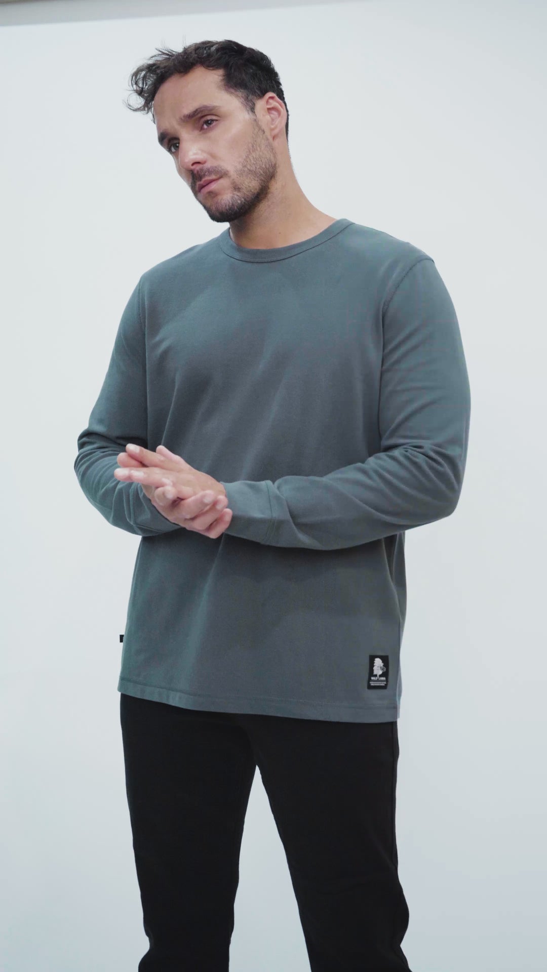 Polera Vilo Orgánica Verde Hombre