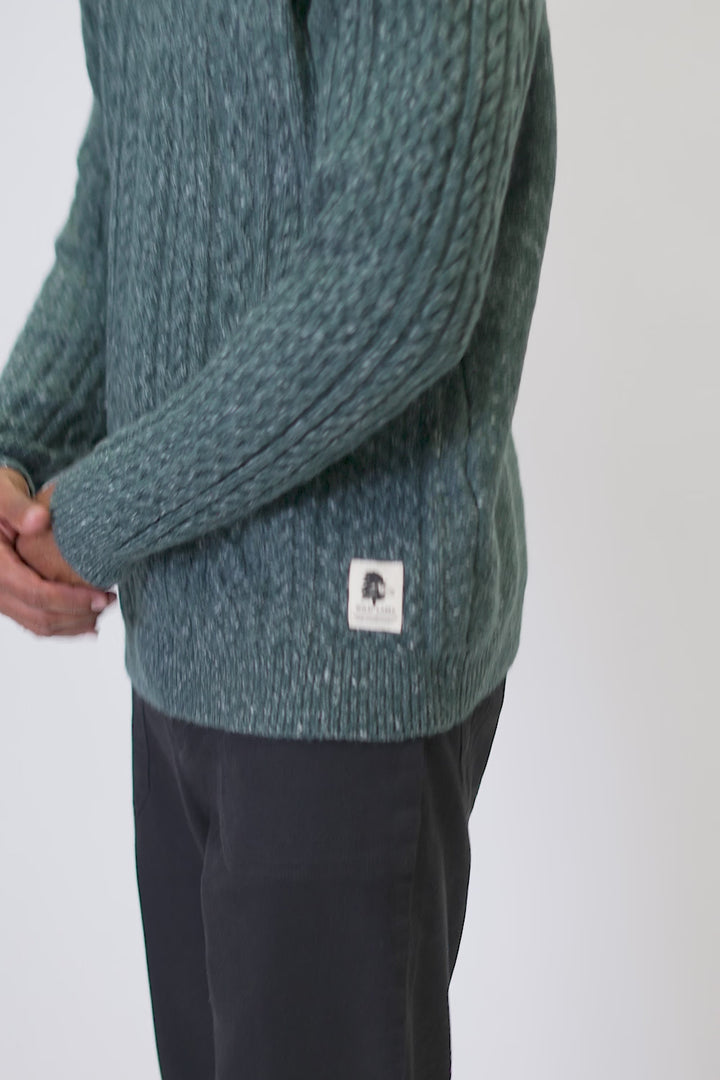 Sweater Trento Orgánico Verde Hombre