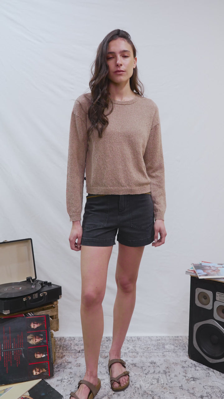 Sweater Yalo Reciclado Rosa Palo Mujer
