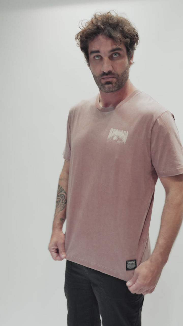 Polera Karu Orgánica Terracota Hombre