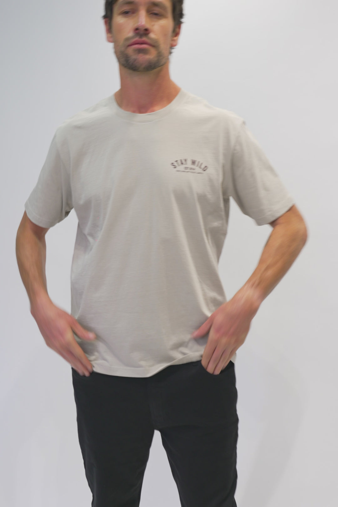 Polera Karu Orgánica Beige Hombre