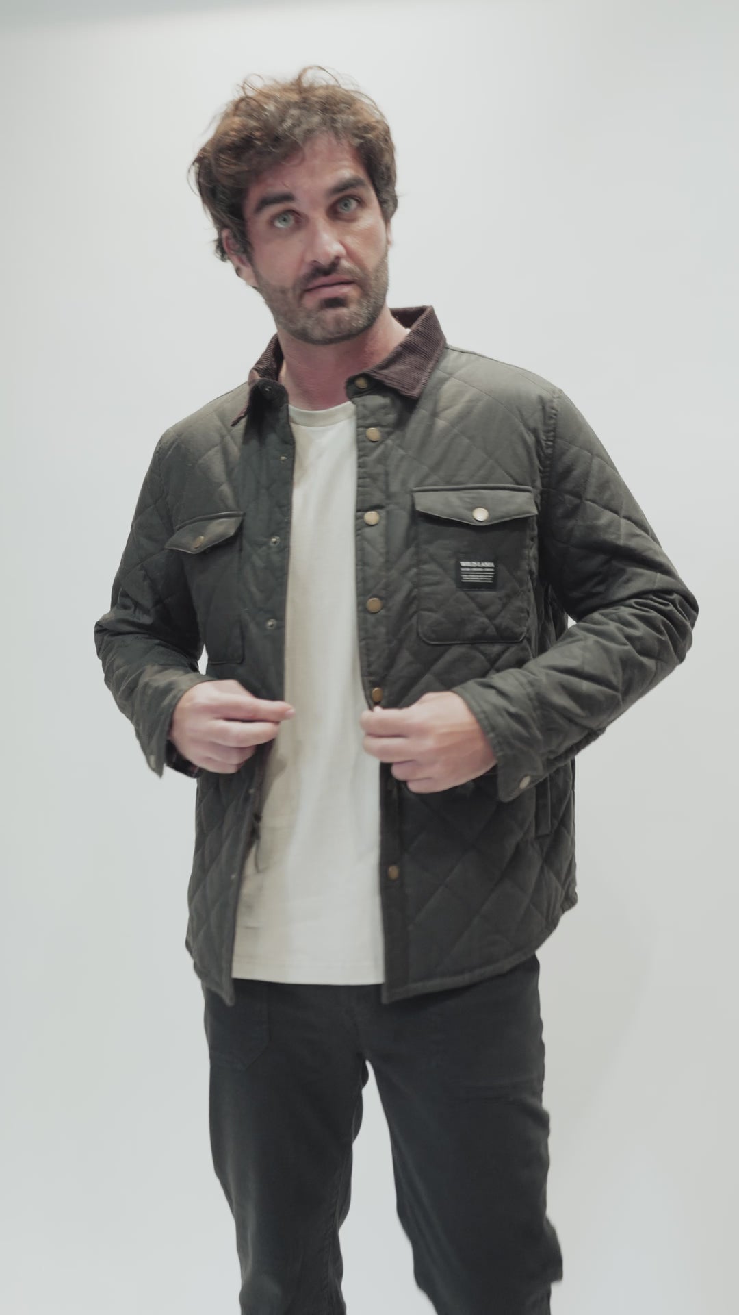 Video Chaqueta Veck LS Organica Verde Hombre