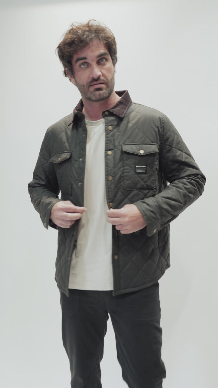 Video Chaqueta Veck LS Organica Verde Hombre