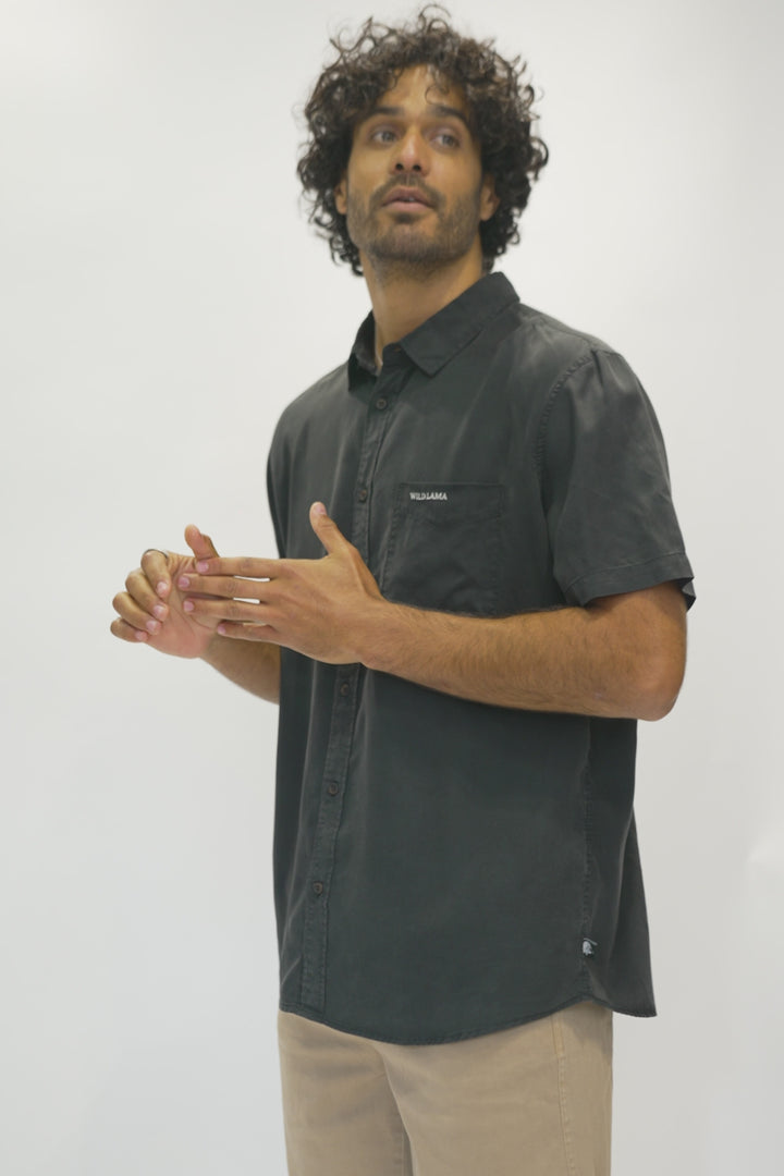 Camisa Jim Negra Hombre