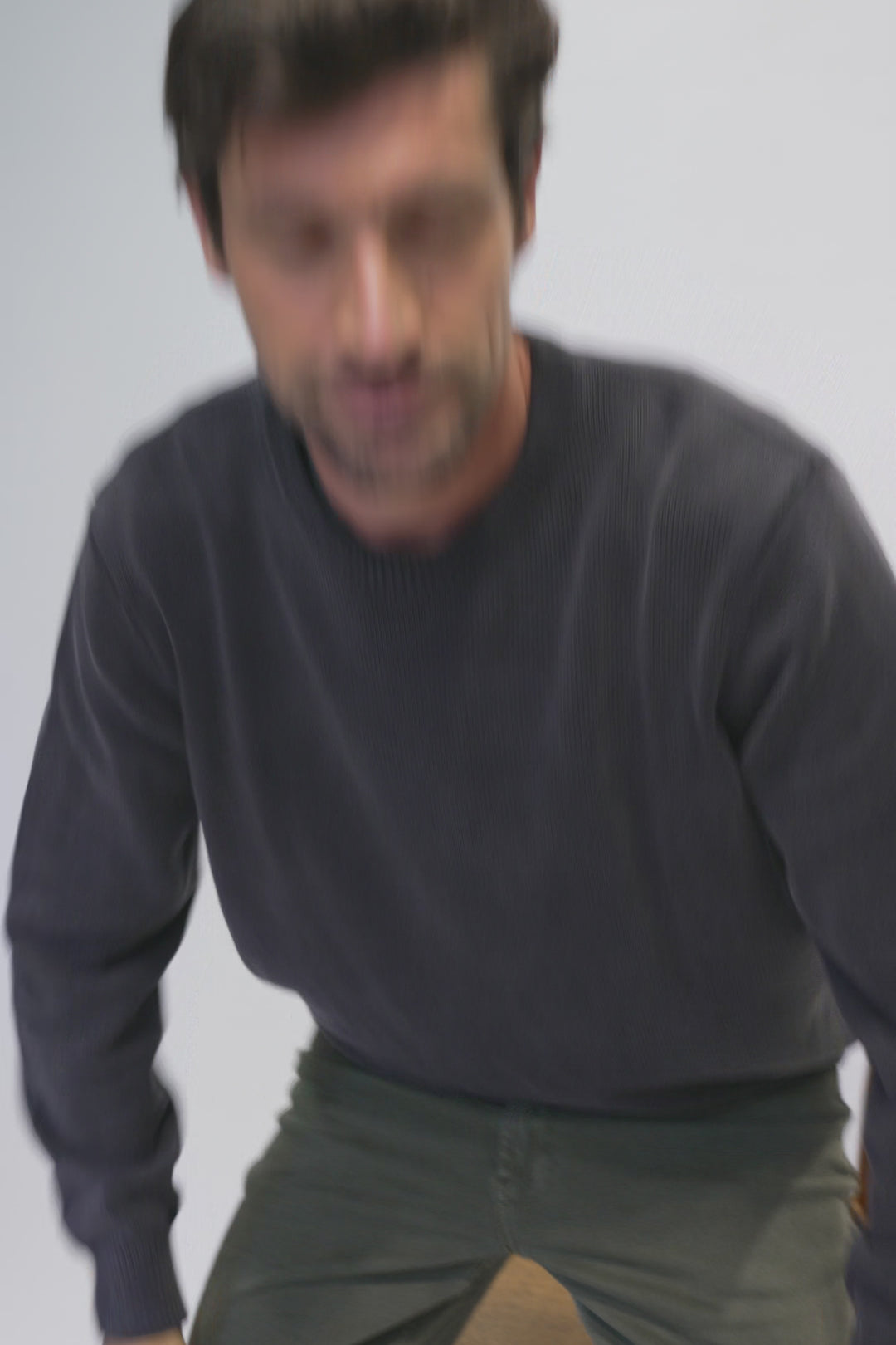 Sweater Tros Orgánico Negro Hombre