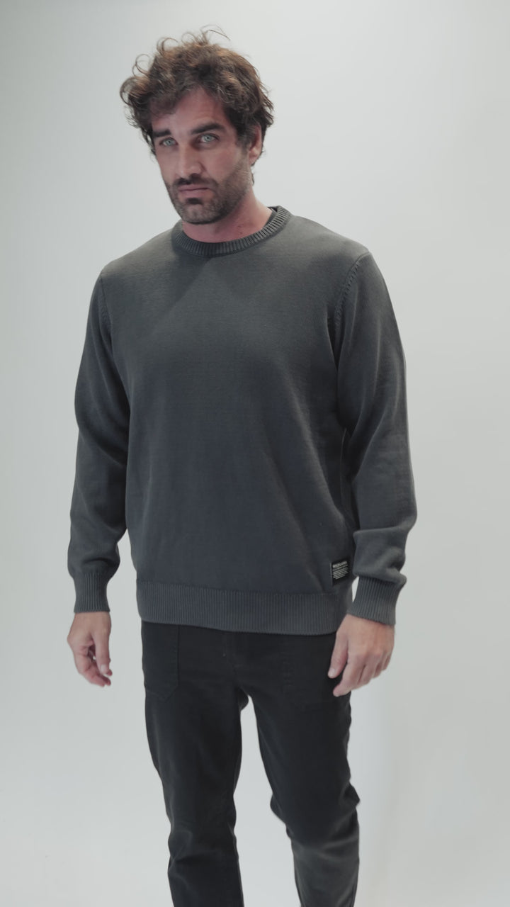 Sweater Tros Orgánico Azul Marino Hombre